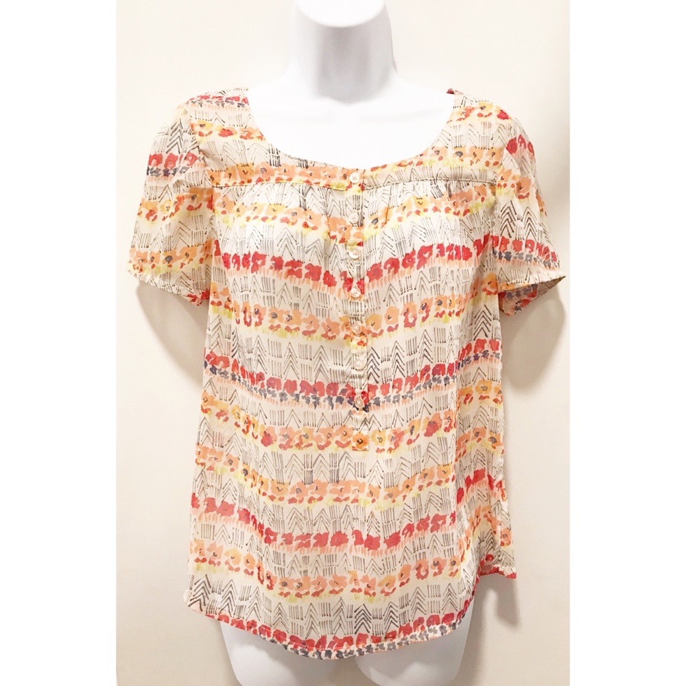 Gap Floral Blouse Small